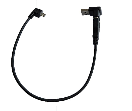 Right angle micro usb cable